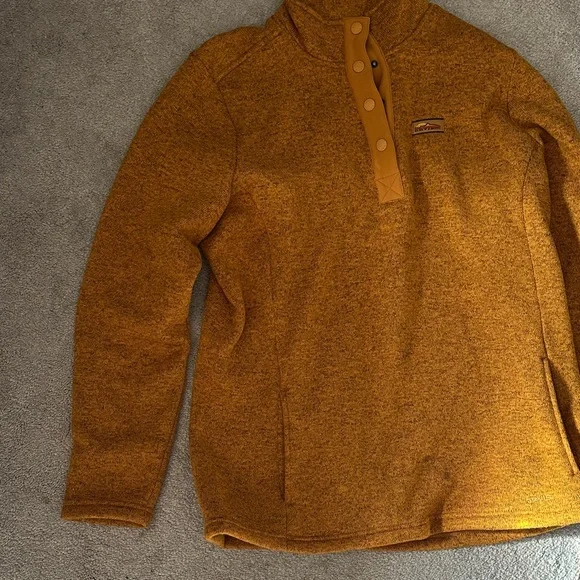 Orvis Mustard Yellow Pullover Sweater - Picture 5 of 7